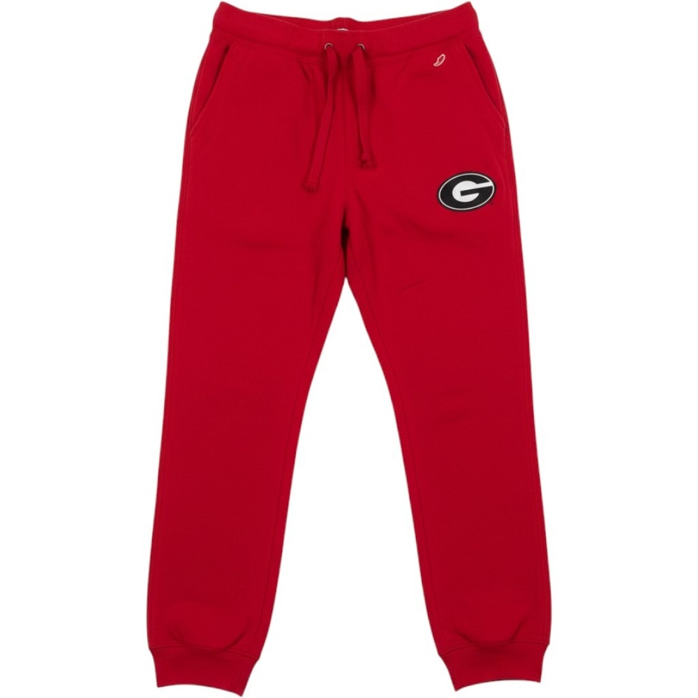 League Collegiate Georgia Bulldogs Red Fleece Jogger Sweatpants Womens Medium